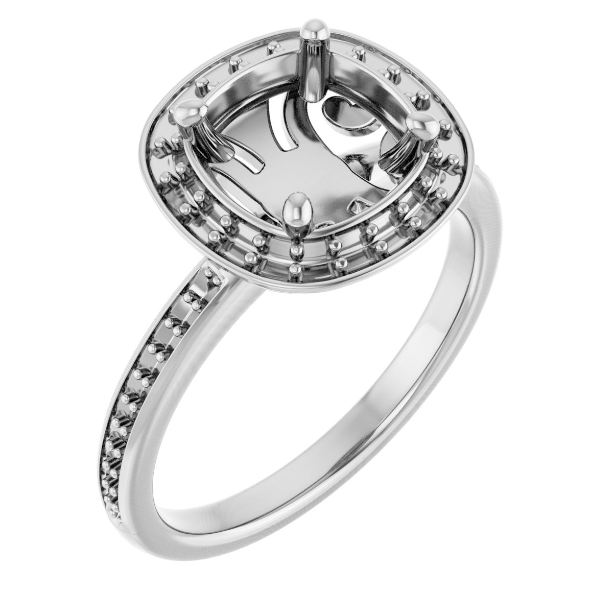 Halo-Style Engagement Ring