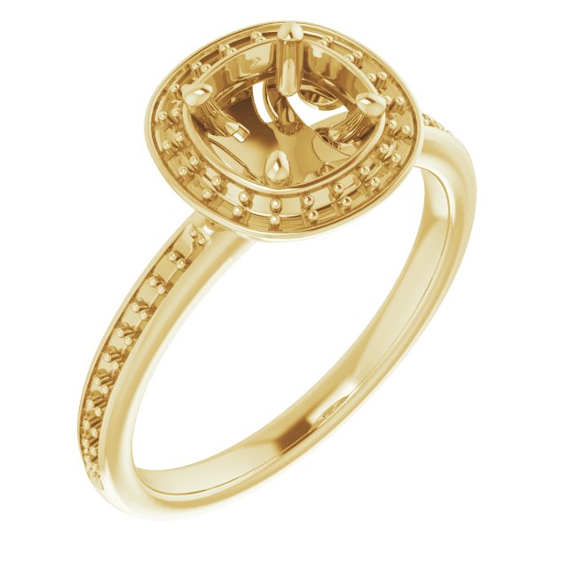 Halo-Style Engagement Ring