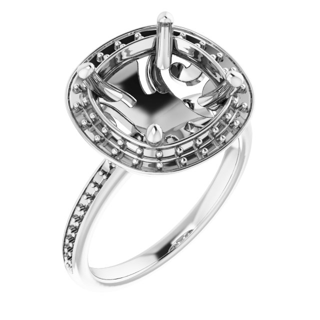 Halo-Style Engagement Ring