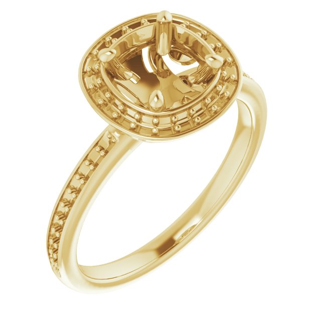 Halo-Style Engagement Ring