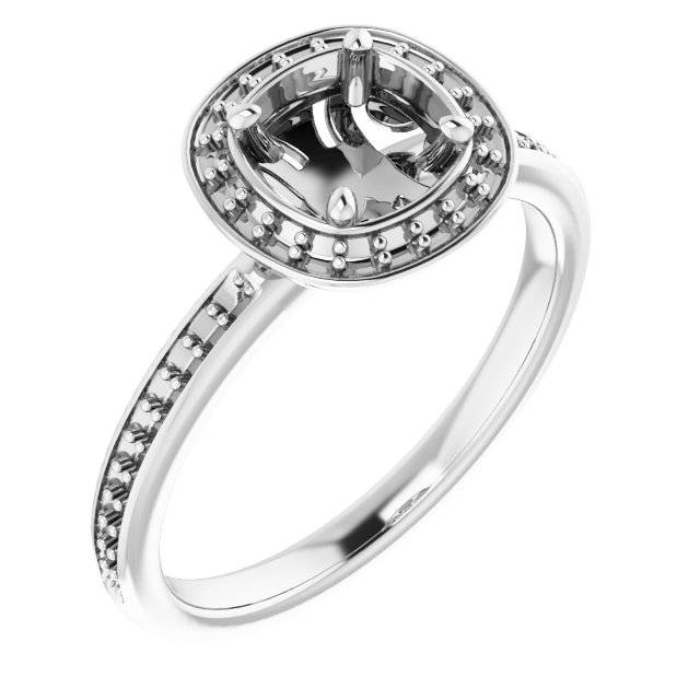 Halo-Style Engagement Ring