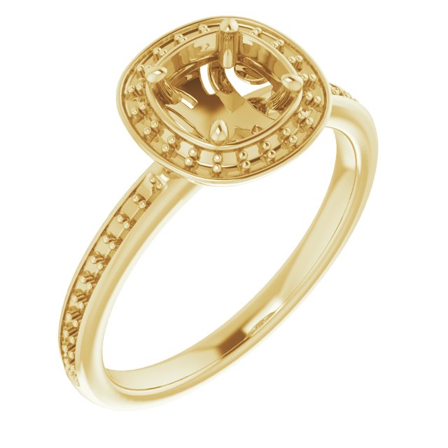 Halo-Style Engagement Ring