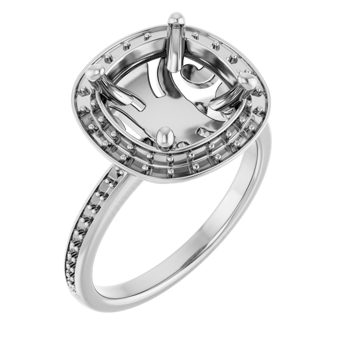 Halo-Style Engagement Ring