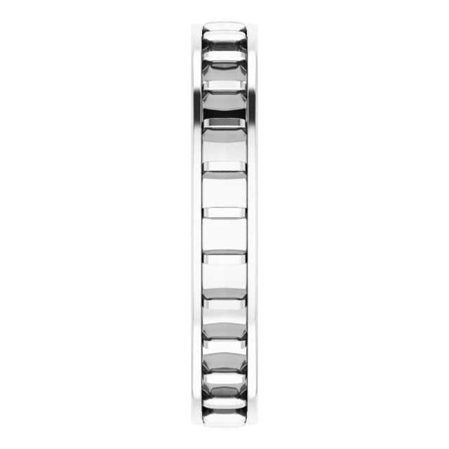 1 mm Round Eternity Band Mounting Size 8.5 view 4