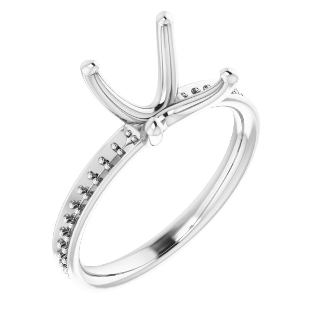 Accented Engagement Ring