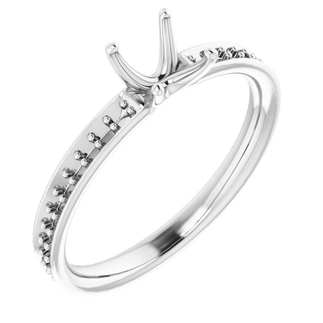 Accented Engagement Ring