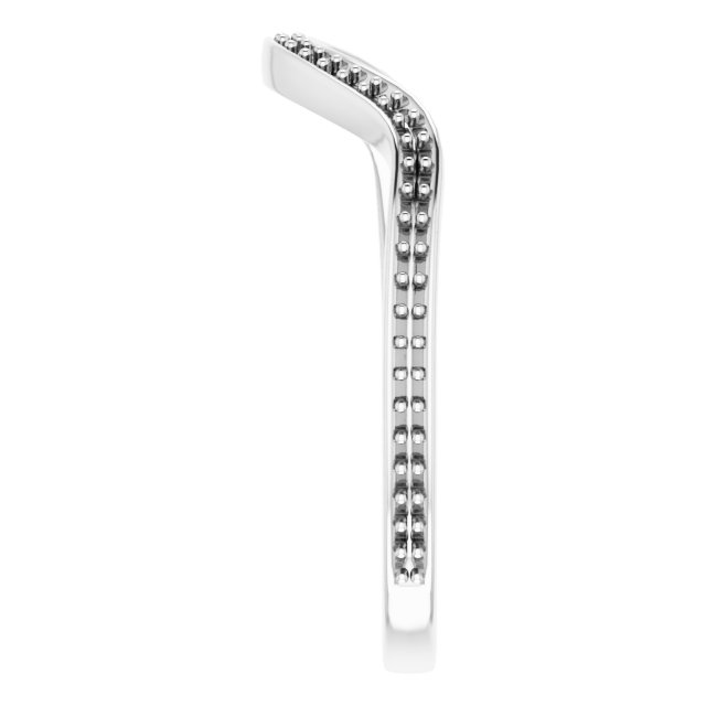 Band Mounting for Square 6 mm Ring view 4
