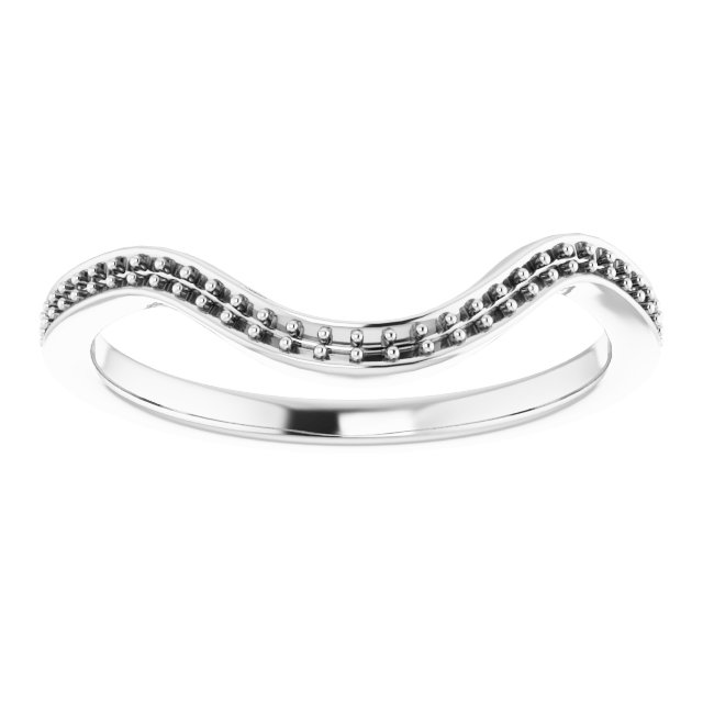 Band Mounting for Square 6 mm Ring view 3