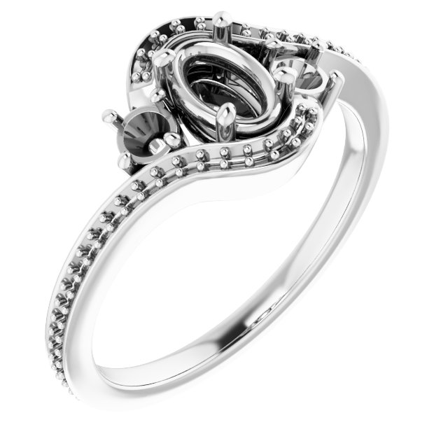 14k White Gold