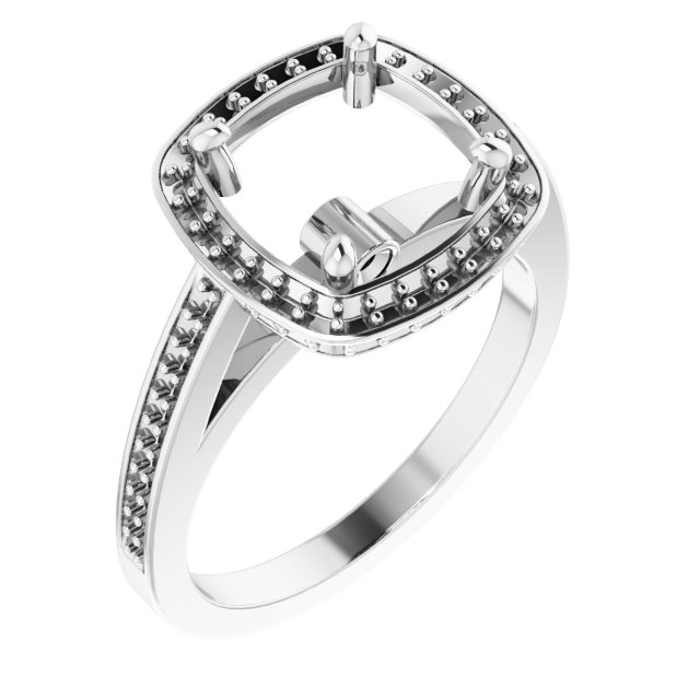 Halo-Style Engagement Ring