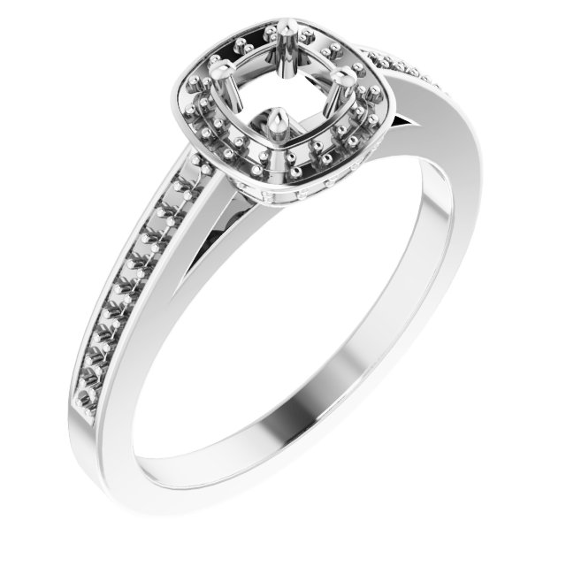 Halo-Style Engagement Ring