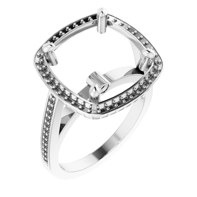 Halo-Style Engagement Ring