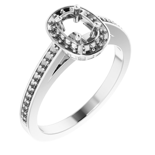 Halo-Style Engagement Ring
