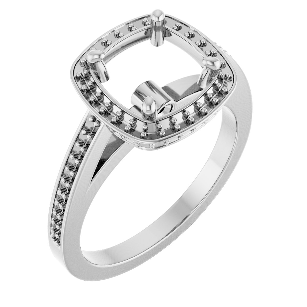 Halo-Style Engagement Ring