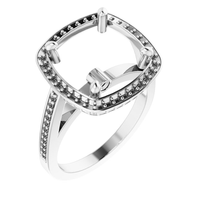 Halo-Style Engagement Ring