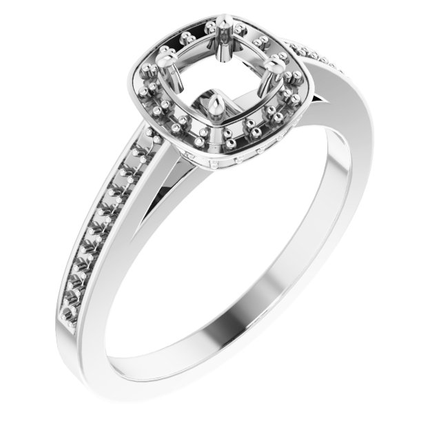 Halo-Style Engagement Ring