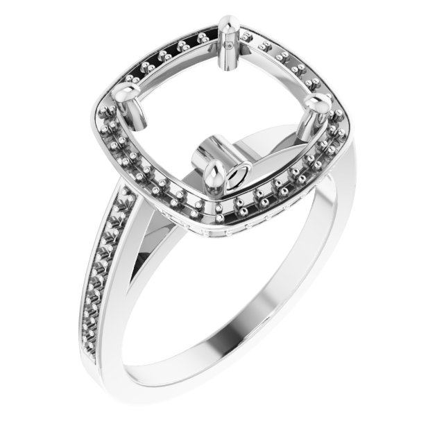 Halo-Style Engagement Ring