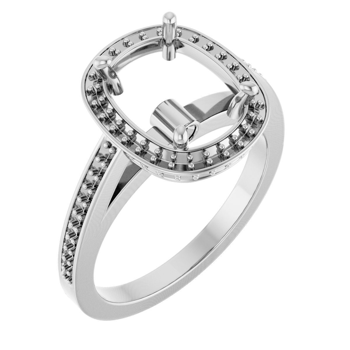 Halo-Style Engagement Ring