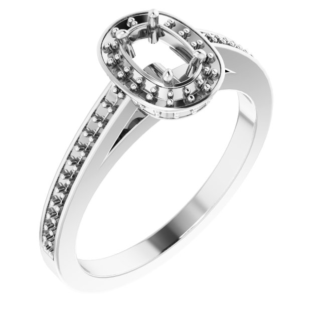 Halo-Style Engagement Ring