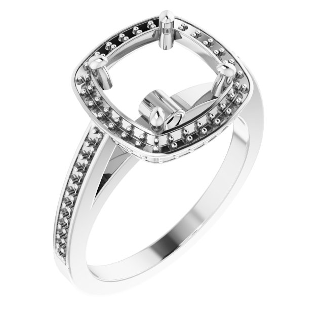 Halo-Style Engagement Ring