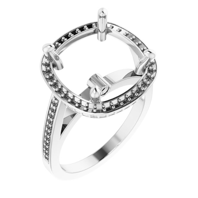 Halo-Style Engagement Ring