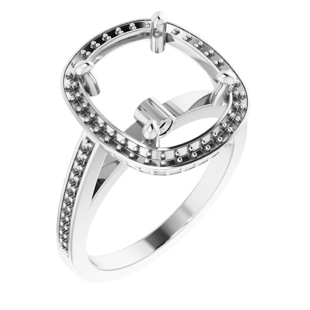 Halo-Style Engagement Ring