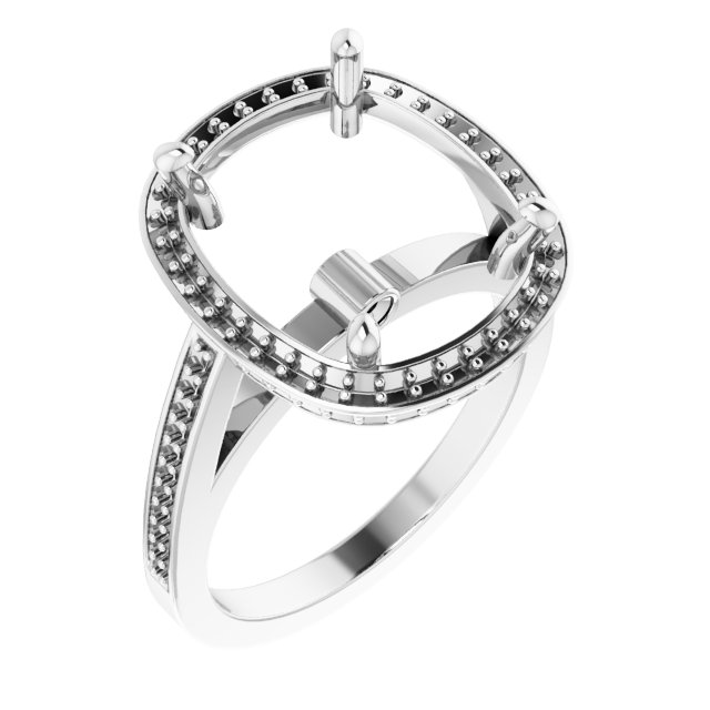 Halo-Style Engagement Ring
