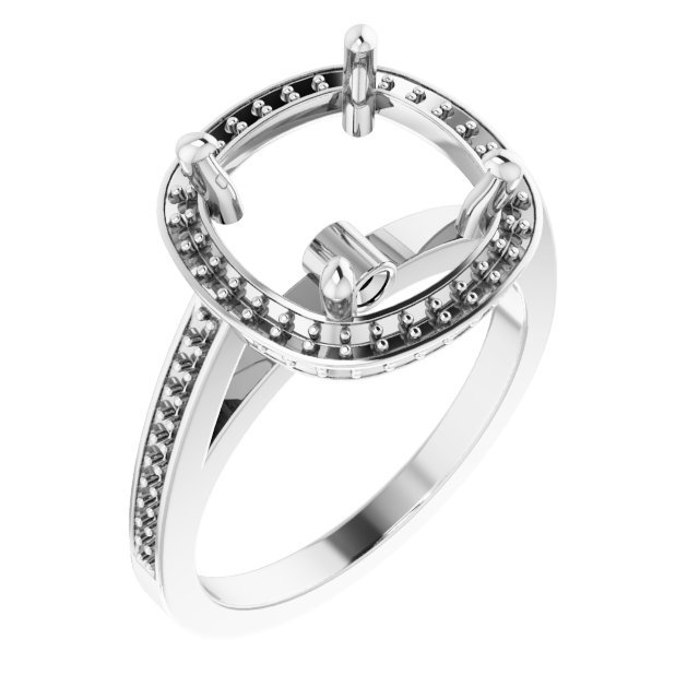 Halo-Style Engagement Ring