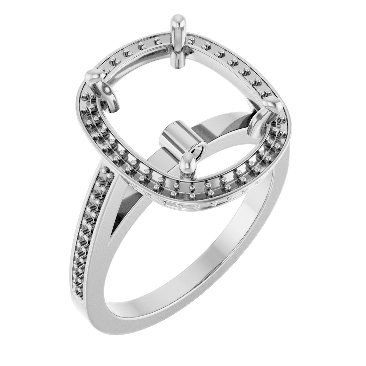Halo-Style Engagement Ring
