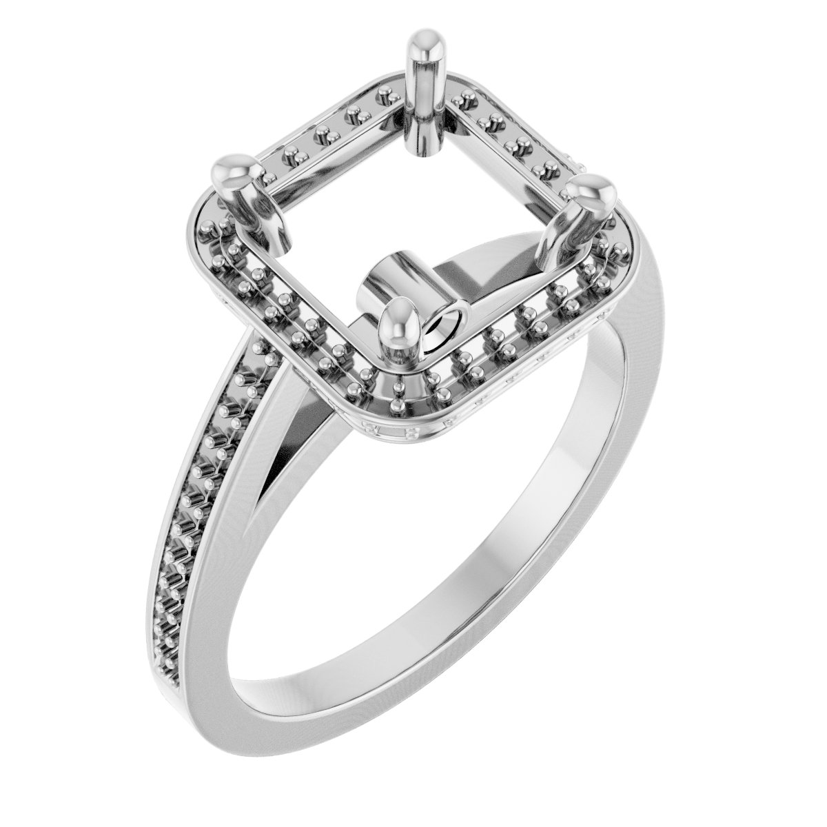 Halo-Style Engagement Ring