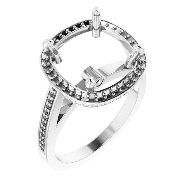 Halo-Style Engagement Ring