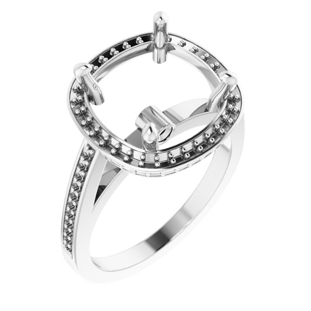 Halo-Style Engagement Ring