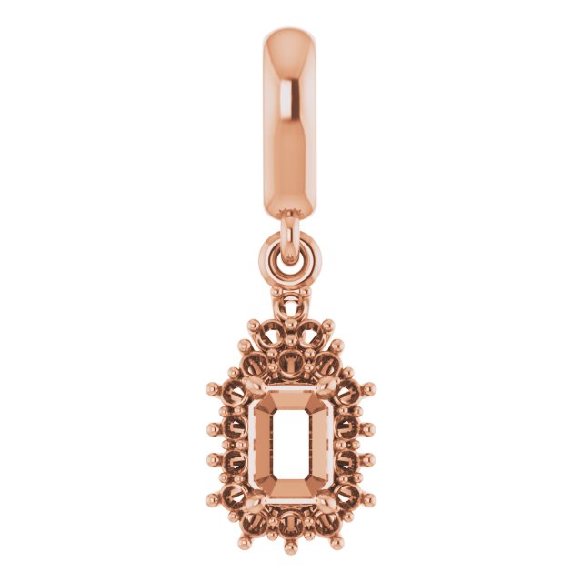 Accented Halo-Style Pendant