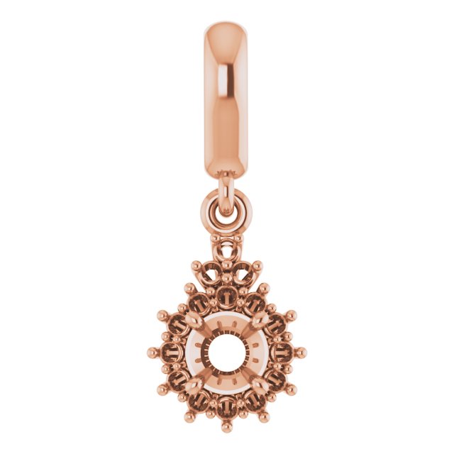Accented Halo-Style Pendant