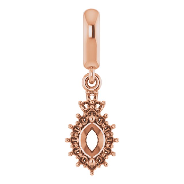 Accented Halo-Style Pendant