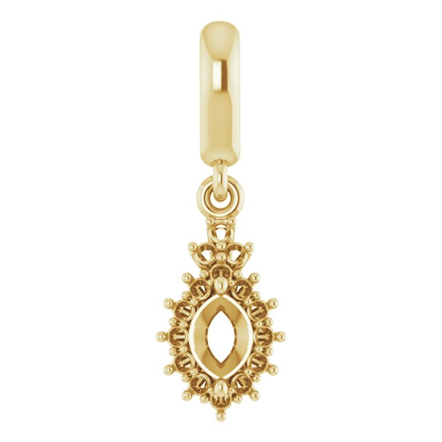 Accented Halo-Style Pendant