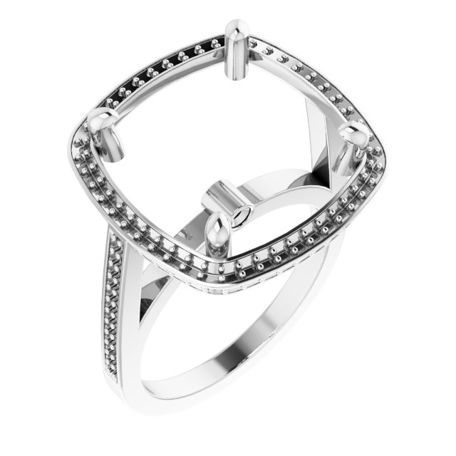 Halo-Style Engagement Ring