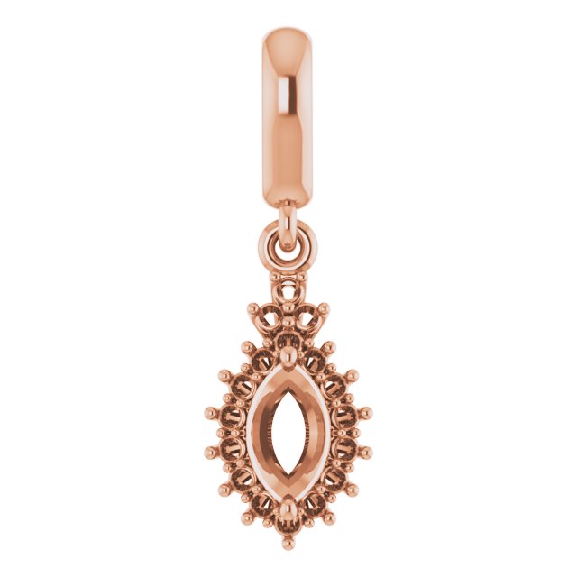 Accented Halo-Style Pendant