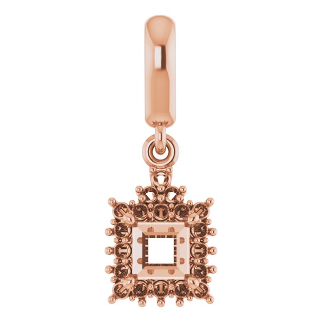 Accented Halo-Style Pendant
