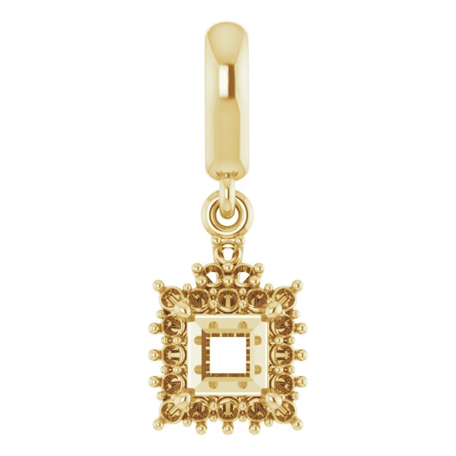Accented Halo-Style Pendant