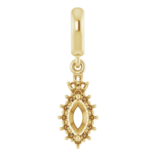 Accented Halo-Style Pendant