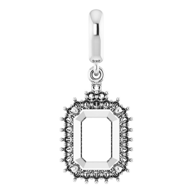 Accented Halo-Style Pendant