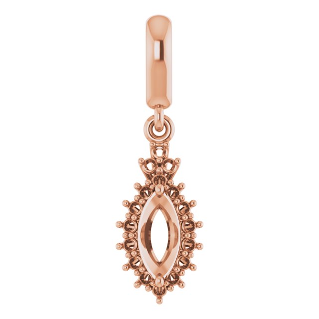 Accented Halo-Style Pendant