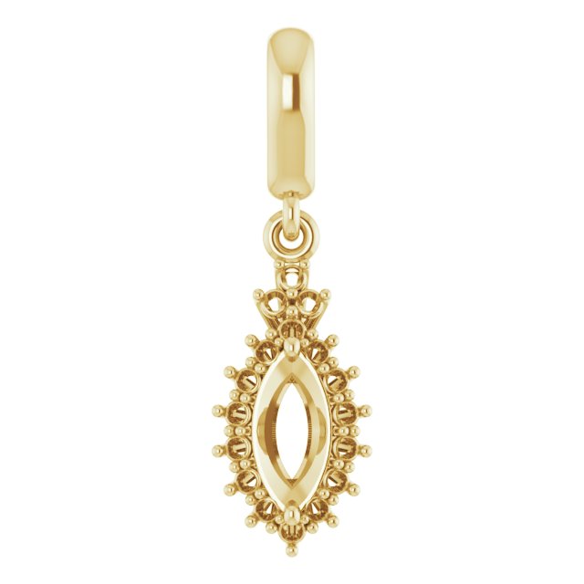 Accented Halo-Style Pendant