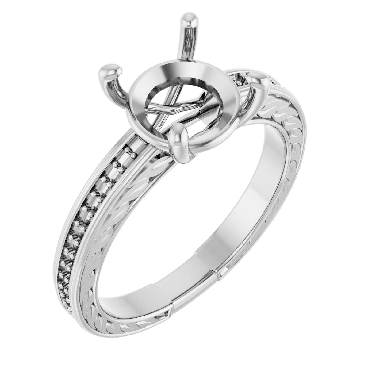 Accented Engagement Ring