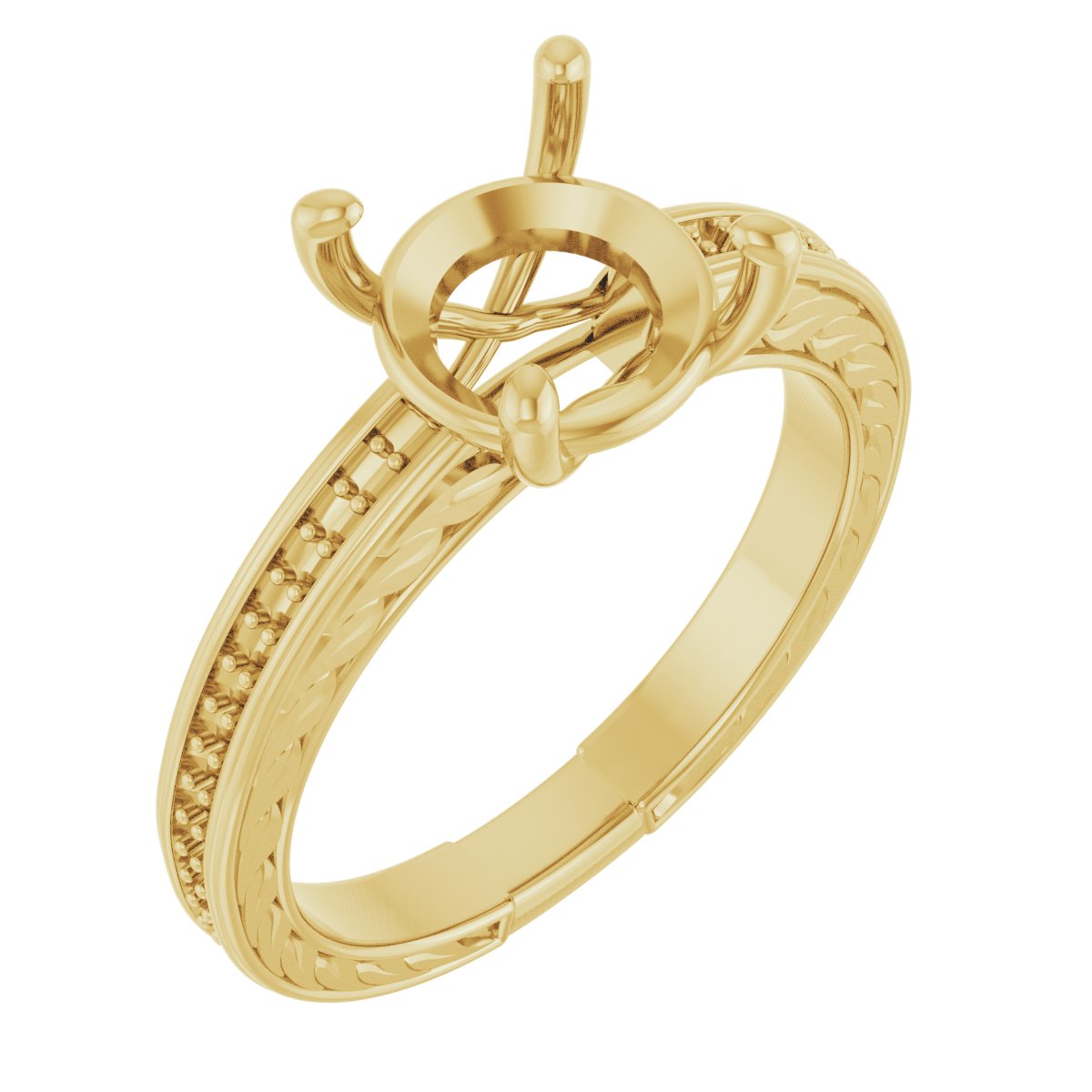 Accented Engagement Ring
