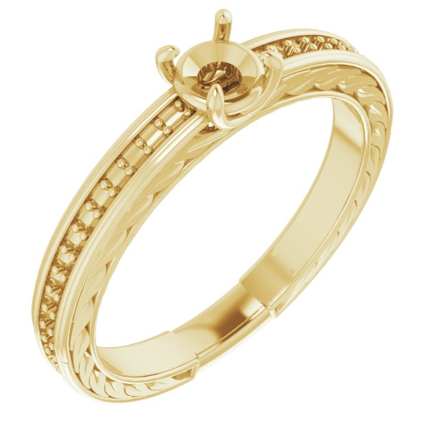Accented Engagement Ring
