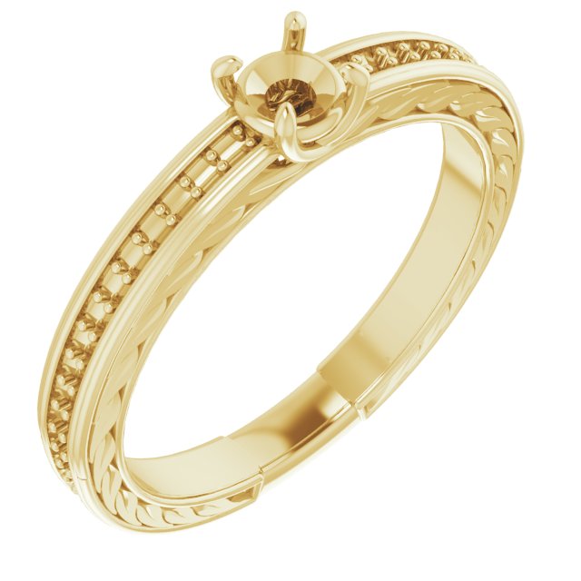 Accented Engagement Ring
