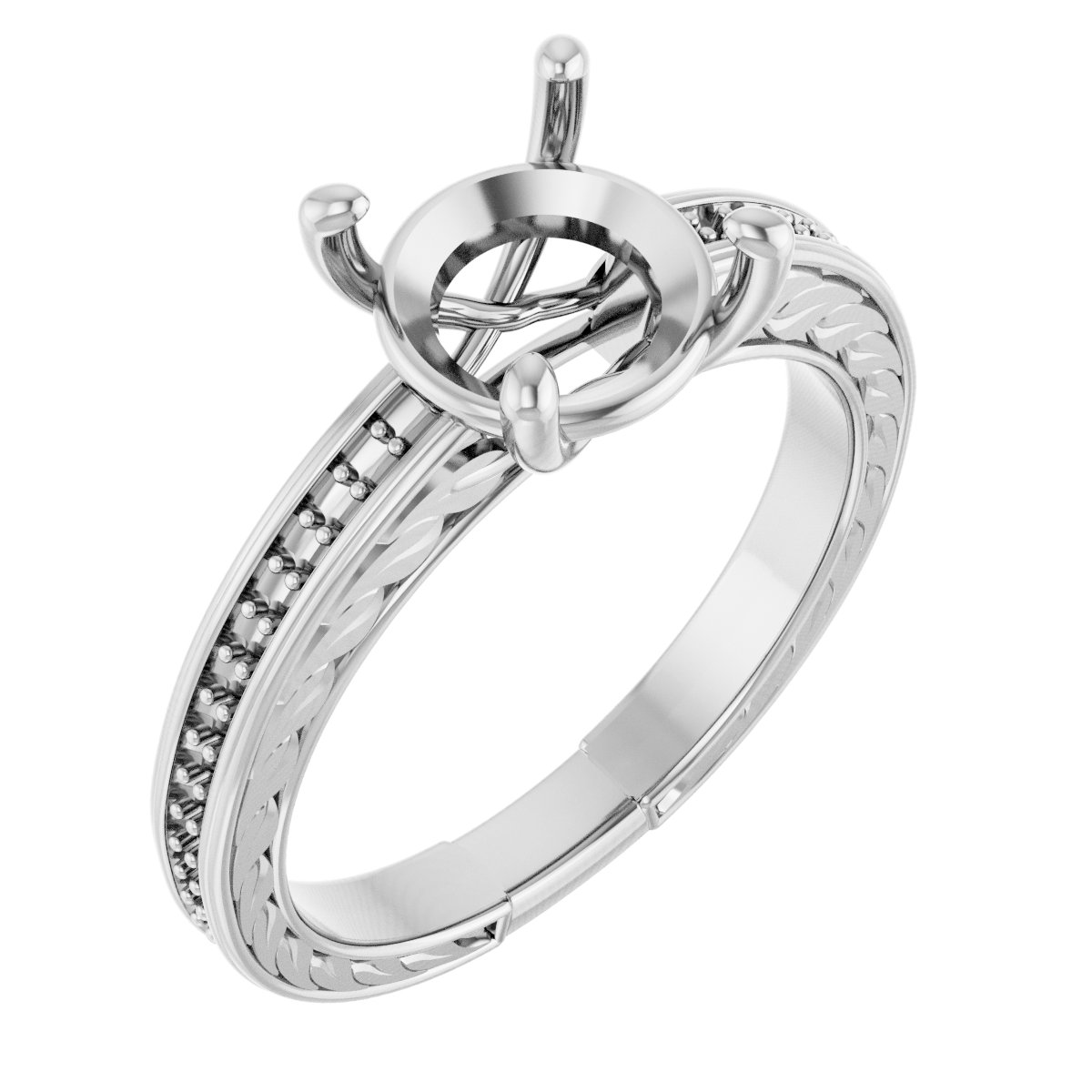 Accented Engagement Ring