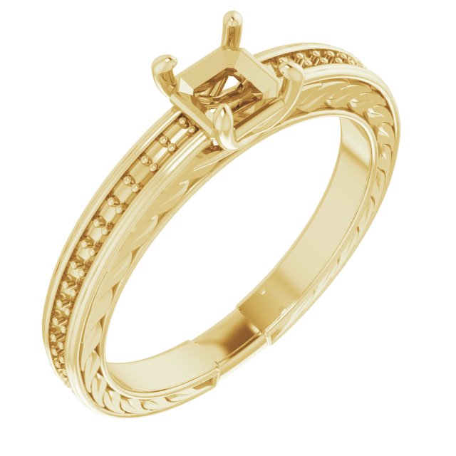 Accented Engagement Ring